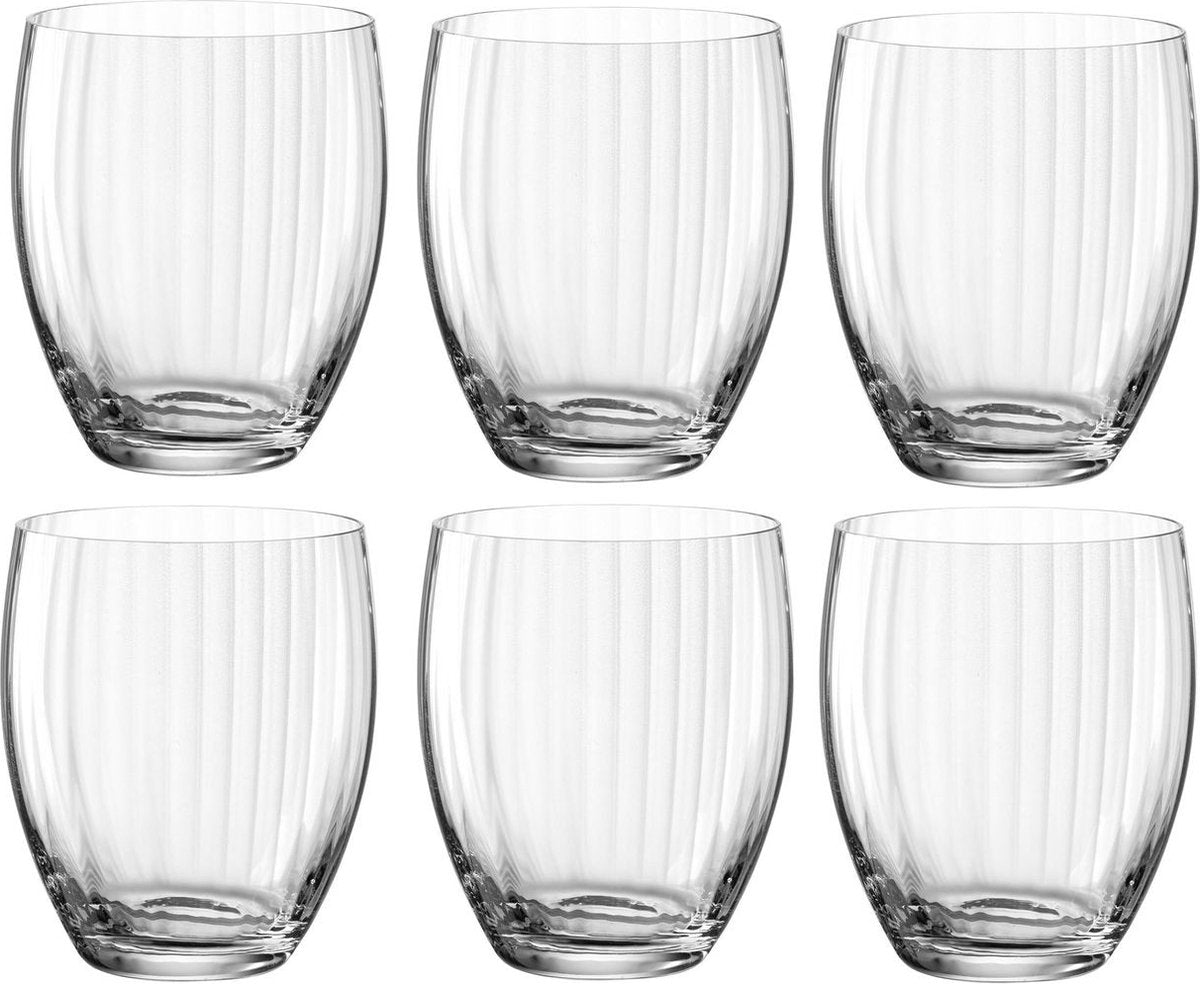 Bicchiere acqua Leonardo poesia 380ml - set 6