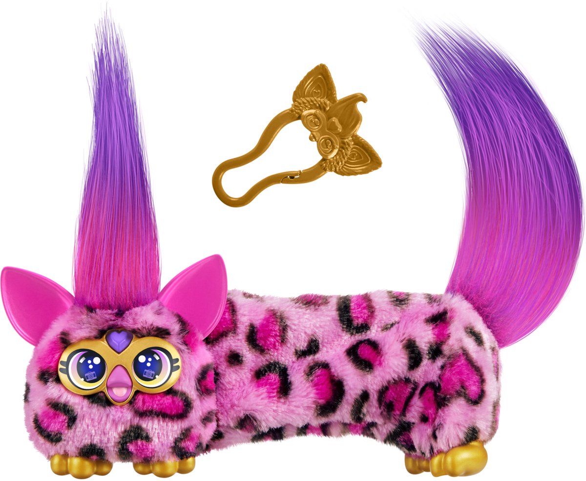 Hasbro furby dj furblets kitt-ee-luv, mini peluche elettronico per ragazze e ragazzi dai 6 anni in su