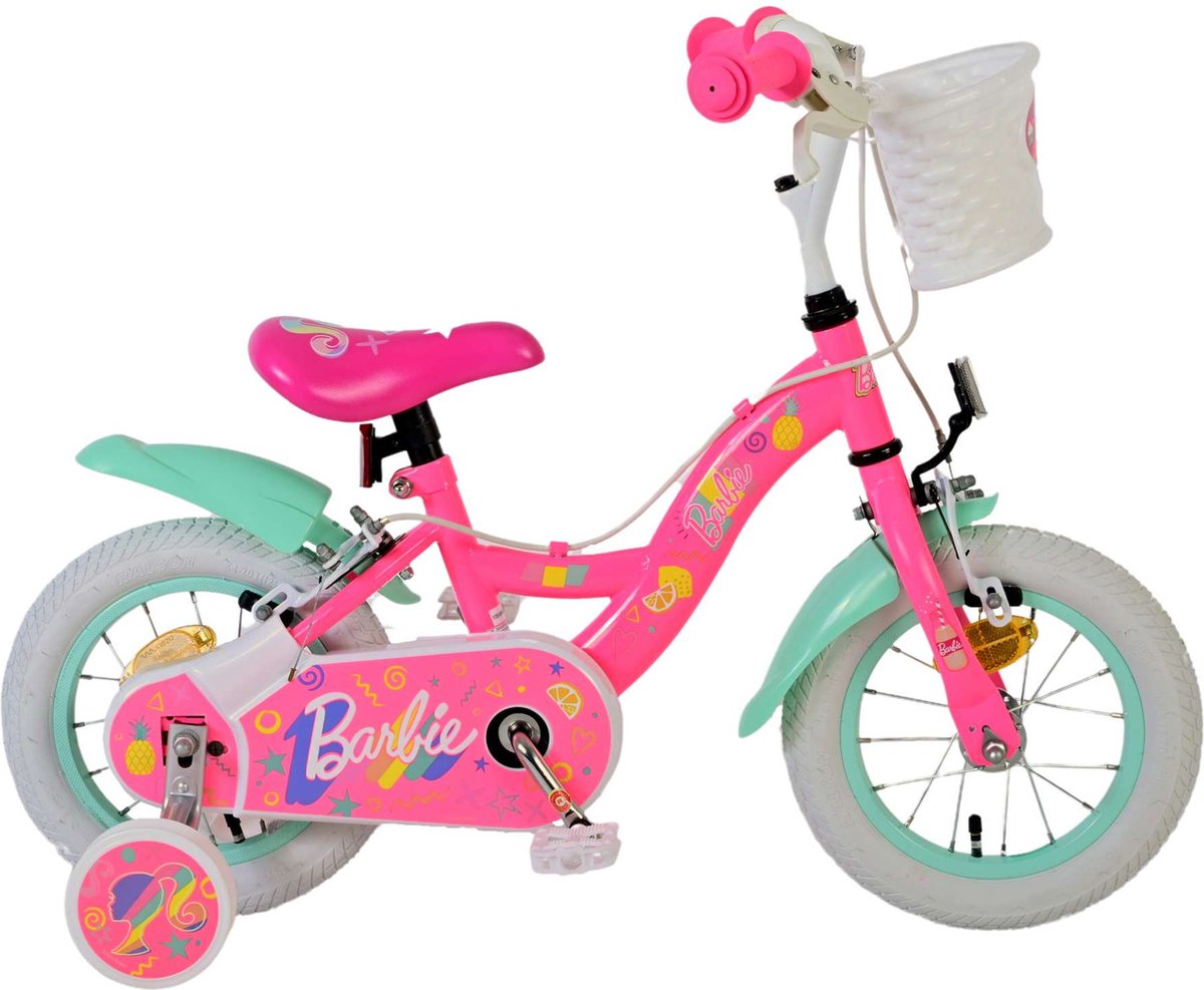 Bicchiere per bambini di Barbie freni a due mani rosa da 12 pollici