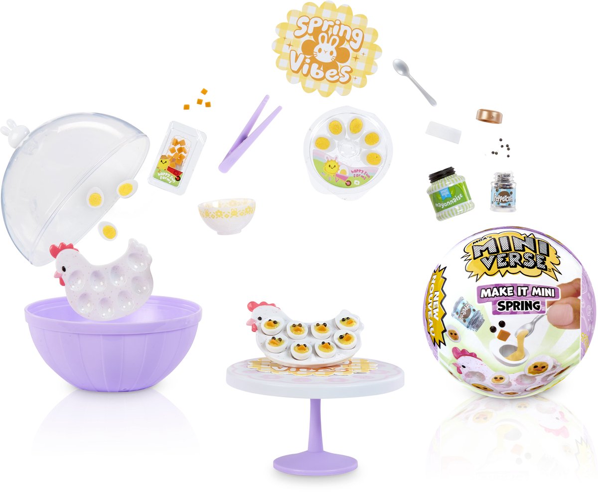 Miniverse crea un mini tema primaverile: set artigianale