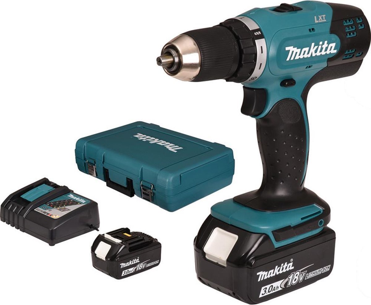 Makita ddf453rfe trapano/avvitatore | Ioni di litio 18v 3.0ah - ddf453rfe