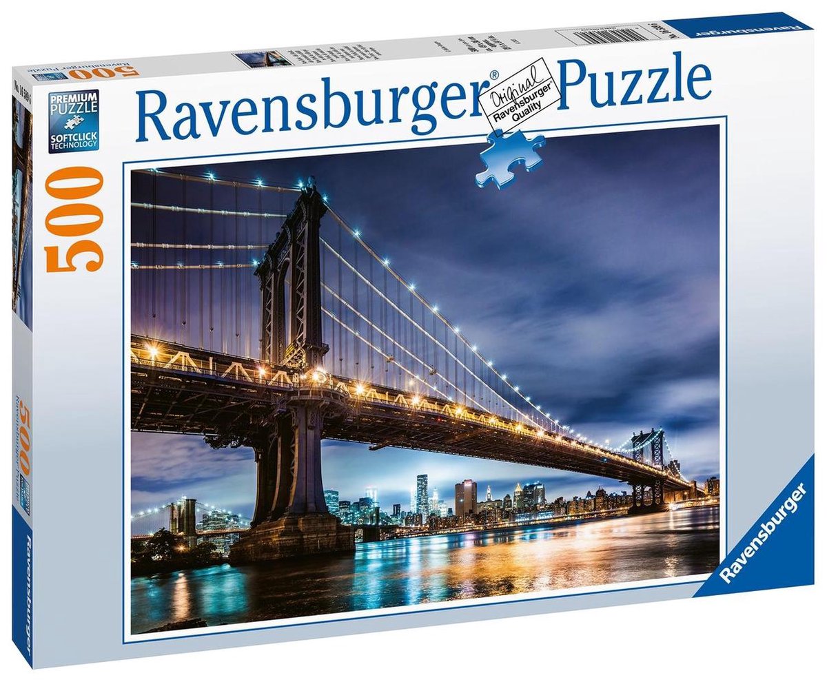 Puzzle Ravensburger New York, la città che non dorme mai - puzzle - 500 pezzi