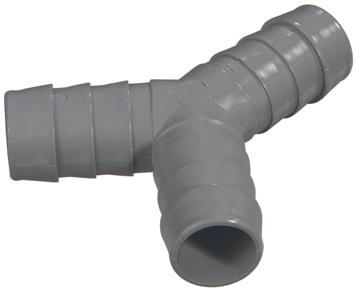 Conector en Y Xavax para mangueras de drenaje de 20 mm gris