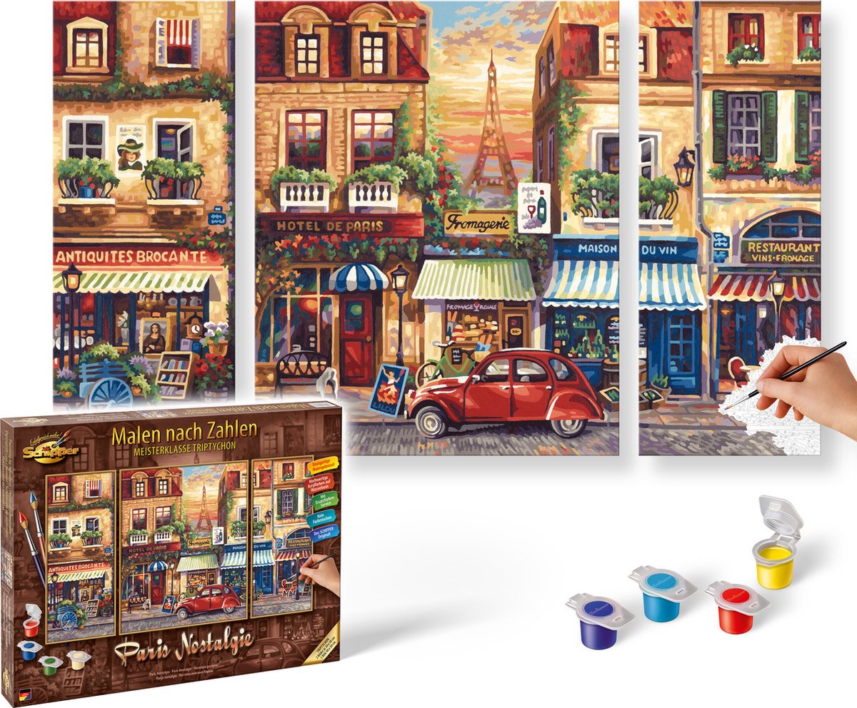 Skipper dipinge con i numeri: nostalgia di Parigi