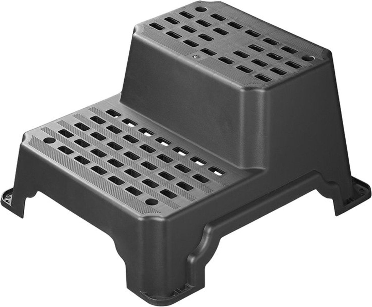 Taburete Proplus - 2 peldaños - plástico - 70 x 60 x 38 cm - máximo 200 kg