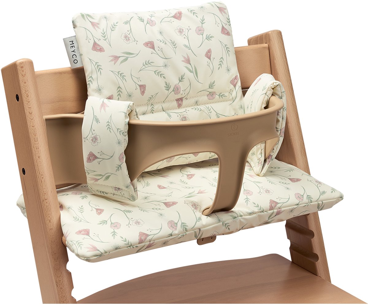 Meyco bebé flor asiento reductor que crece contigo - multicolor
