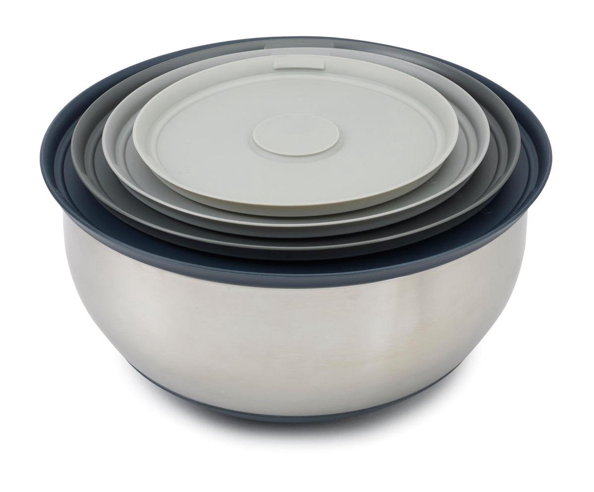 Joseph Joseph - Nest Prep Store 4 bandejas de almacenamiento con tapas - acero inoxidable - plateado -