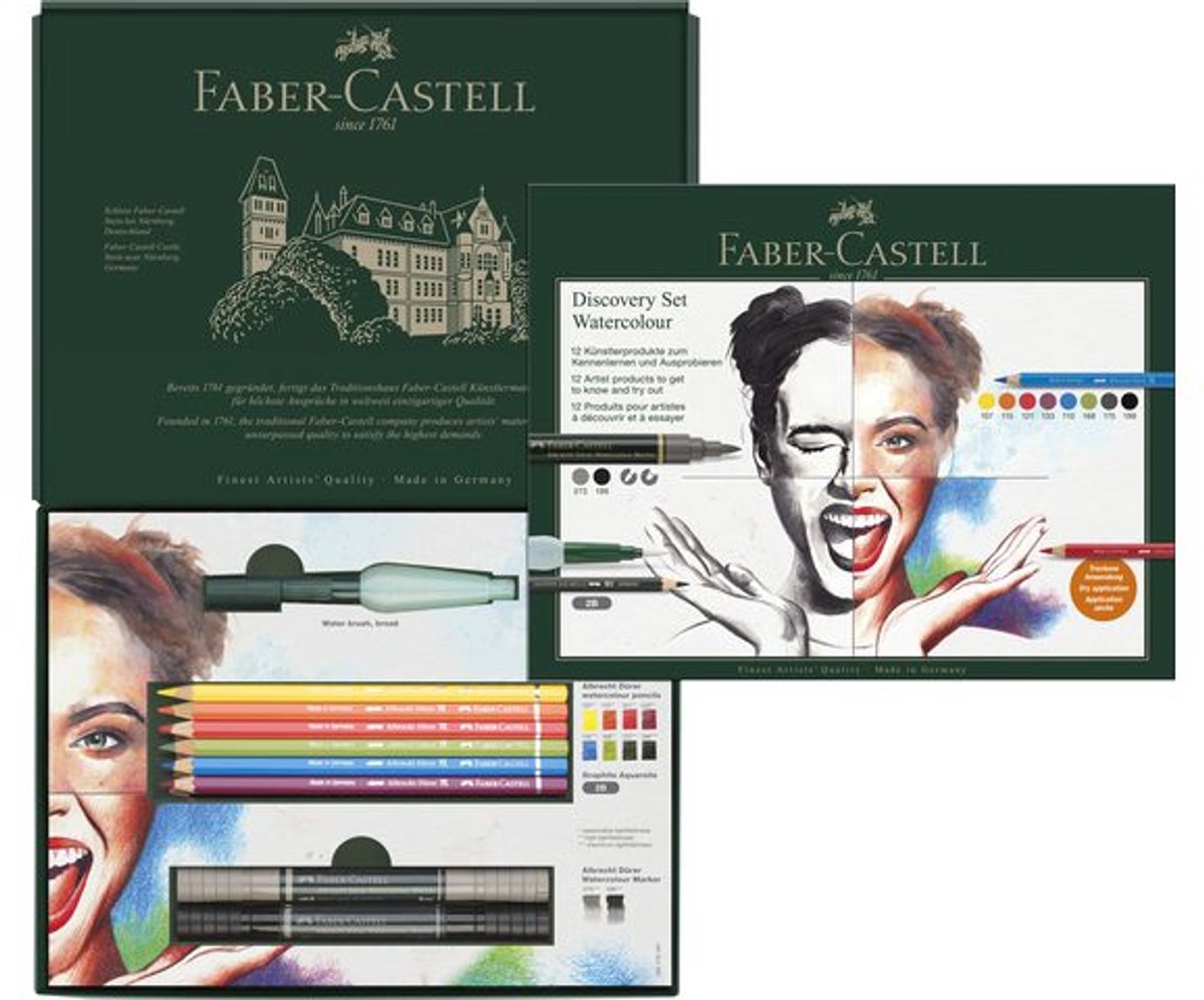 Matite acquarello Faber-castell Albrecht Dürer - Discovery Set medium umidi - fc-117520