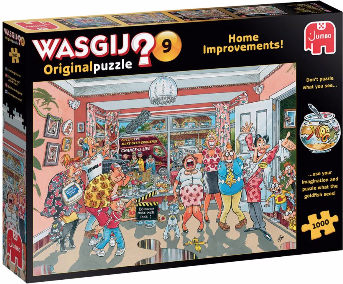 Jumbo Wasgij Original 9 - Miglioramenti domestici - Puzzle da 1000 pezzi