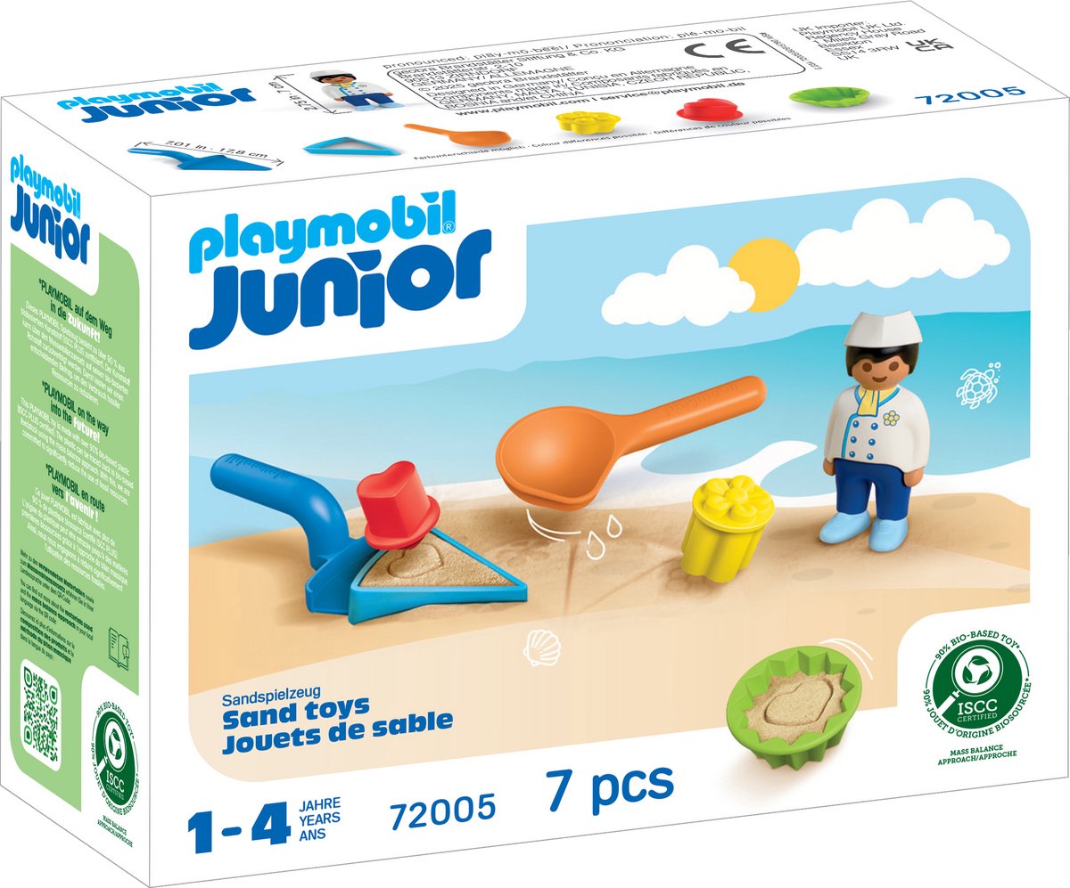 Playmobil 72005, giochi con la sabbia, 1-4 anni, multicolore, plastica