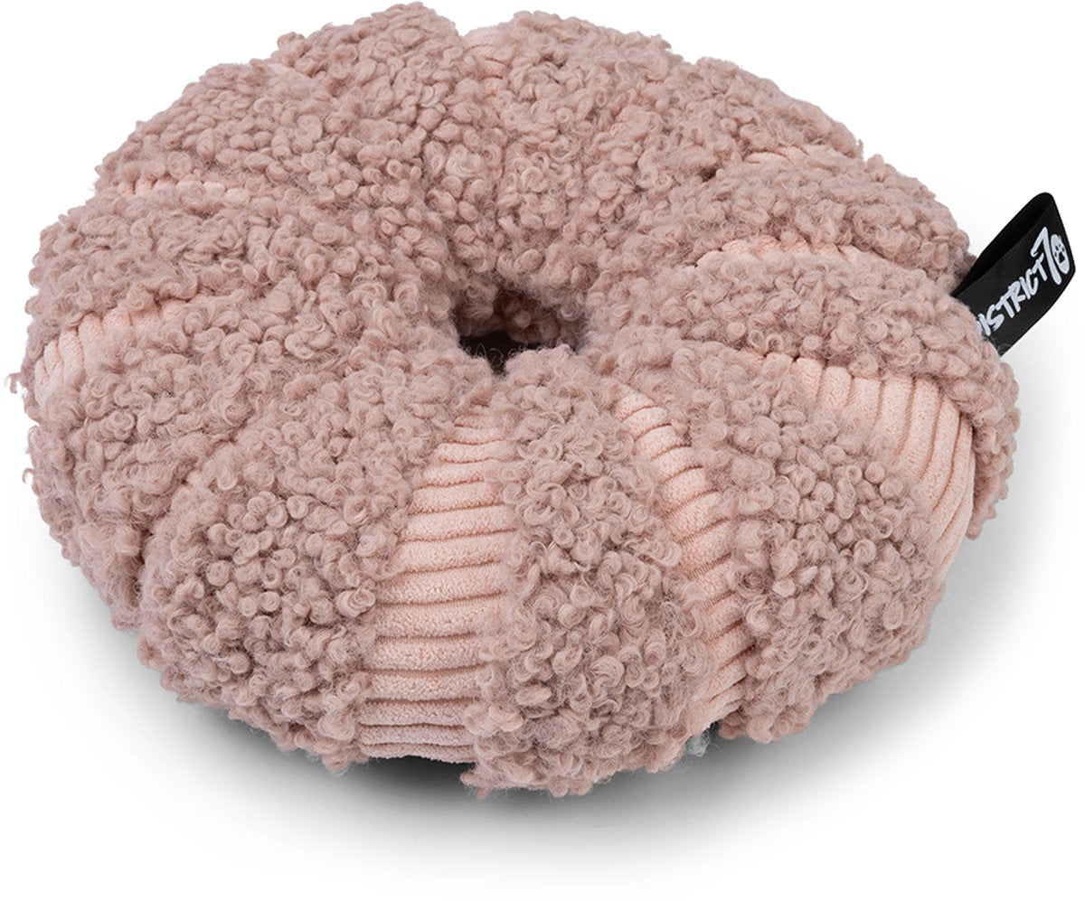 District 70 daisy – juguete olfateador redondo para perros - rosa - ø21 cm