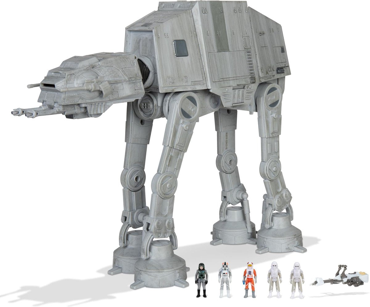 Jazwares Star Wars Micro Galaxy Squadron at-at walker - Veicolo da 25 cm con suono - 8+ anni