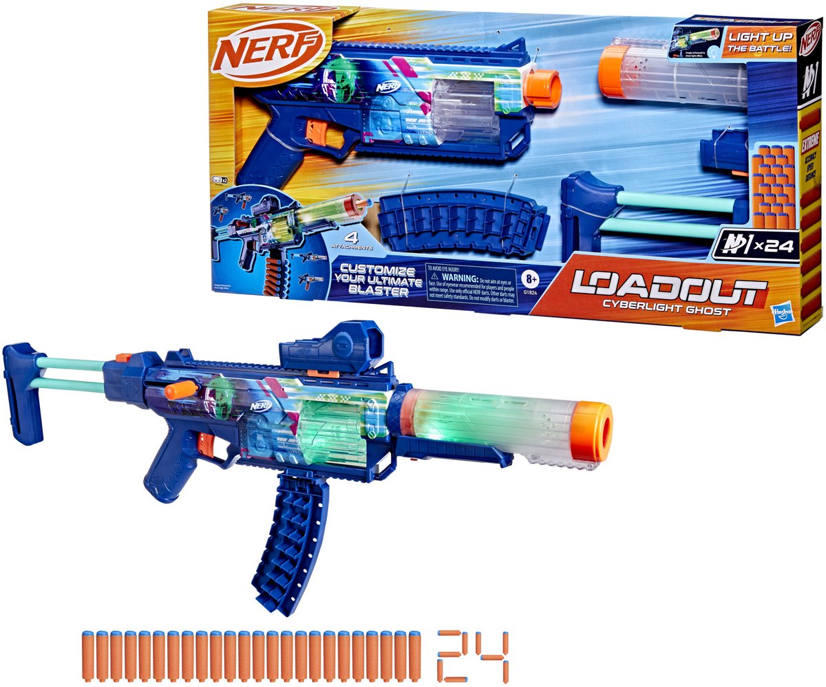 Nerf caricout cyberlight ghost