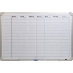 Agenda settimanale desq 4121 metal bianco