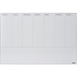Agenda settimanale desq 4321 metal bianco