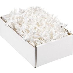 Papel triturado arrugado papel raja lpb blanco