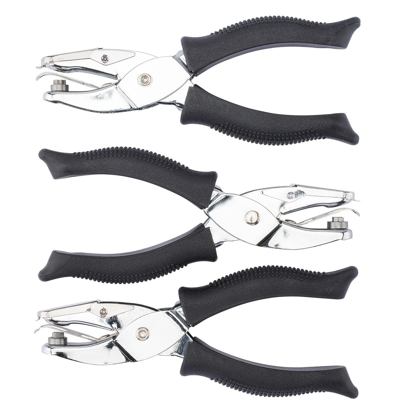 Vaessen creative • set di pinze per perforazione cuore fiore farfalla 3 pz.