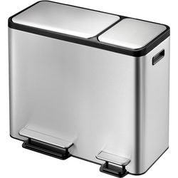 Eko Eko Pedal Bin Ecocasa 30+15 L Matzilverkleg