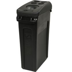 Rubbermaid prullenbak zonder deksel 76186352 polyethyleen zwart