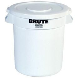 Cubo de basura Rubbermaid 76012491 polietileno blanco