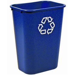 Rubbermaid prullenbak 76194180 polyethyleen blauw