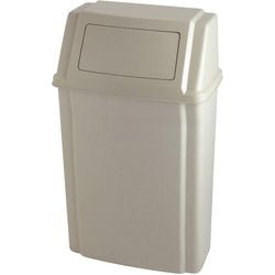 Papelera Rubbermaid 76125511 Polietileno Crema