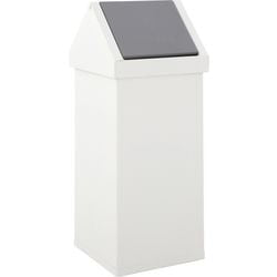 Pattumiera Dutchdesign 31004737 alluminio verniciato a polvere bianco