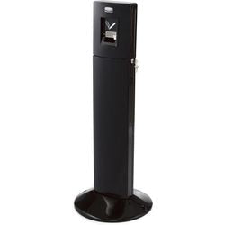 Cenicero Rubbermaid 76194371 acero galvanizado negro
