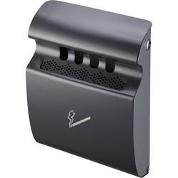 Cenicero con pieza en V 31660001 acero con recubrimiento en polvo gris