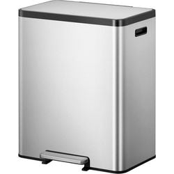 Pattumiera a pedale Eko 31187065 inox (acciaio inossidabile) argento