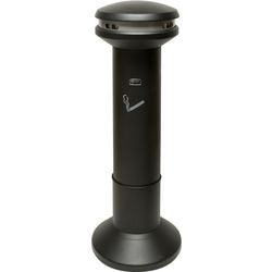 Portasigarette Rubbermaid 76183504 acciaio nero