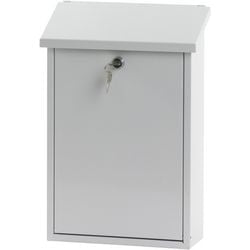 Buzón con pieza en V 31024896 acero galvanizado blanco