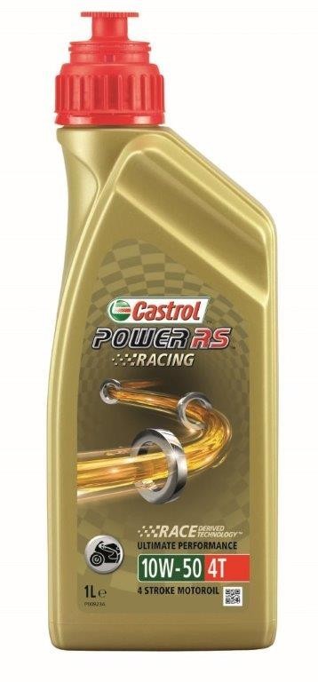 Castrol Oil Power Rs Racing 4T 10W-50 Botella a 1 litro