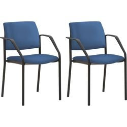 Sedia impilabile mayer sitzmöbel 2518 tessuto blu