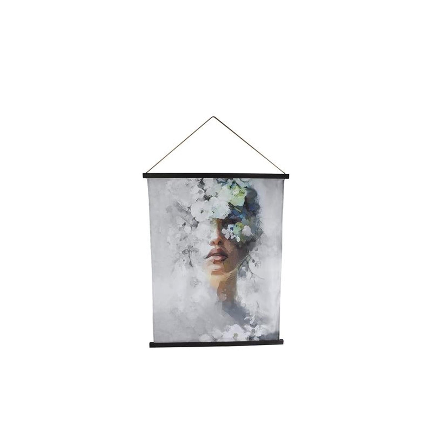 Cozydecor decorazione murale donna stoffa 76x97 cm