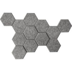 Bach acoustic hexagons hammerer fleece gray