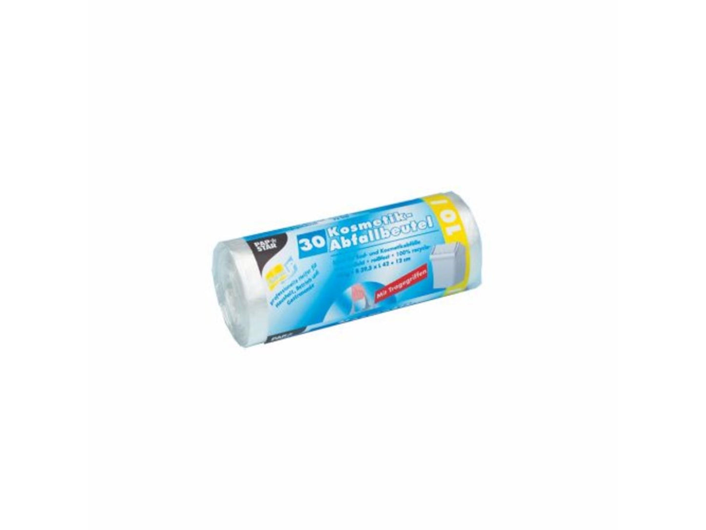 Papstar bolsa de basura con asa 10l rollo 30uds