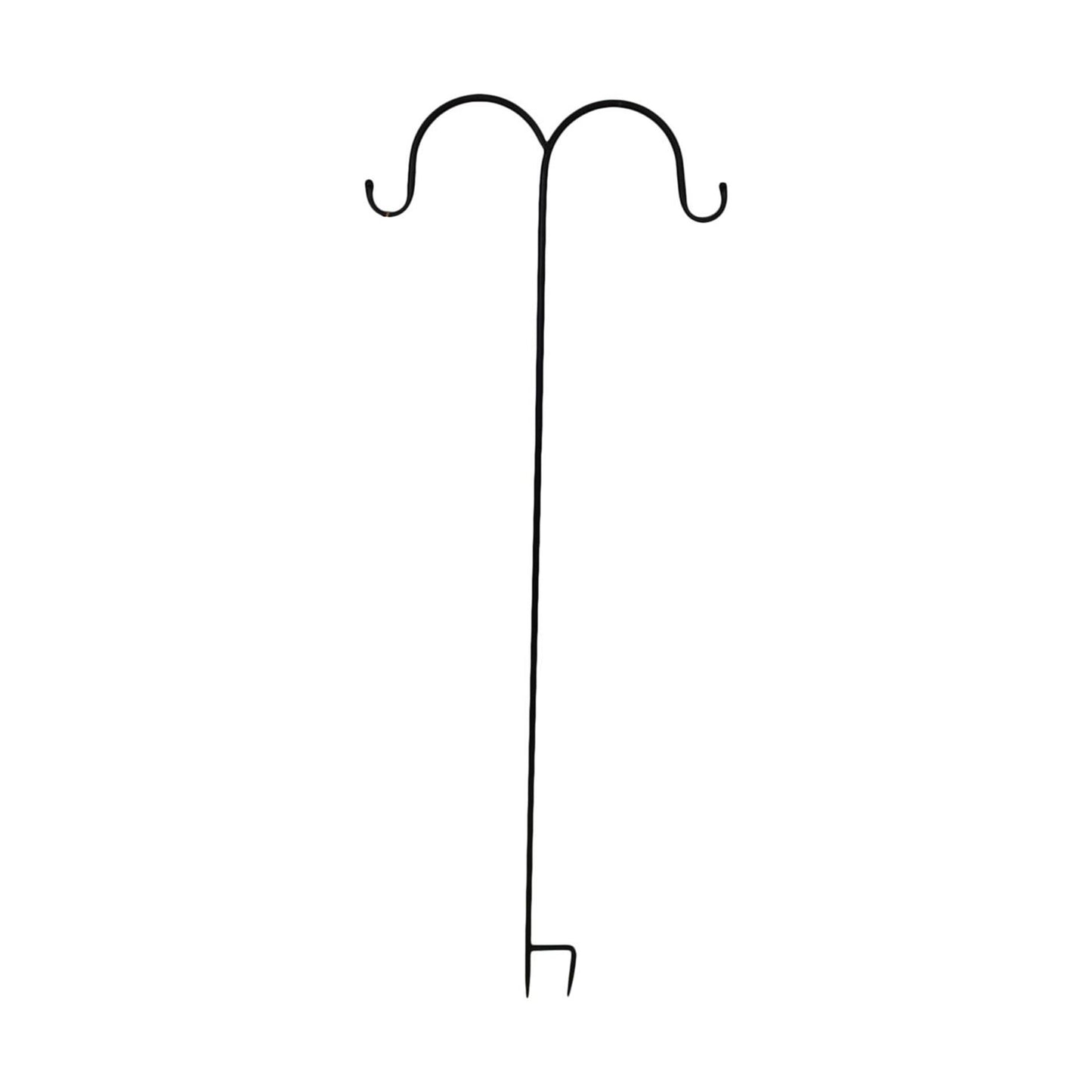 Dijk natural collections gancho para estaca de jardín metal negro 25x118cm