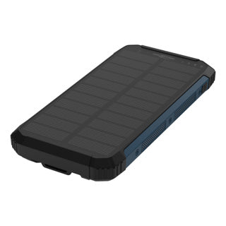 Ansmann Outdoor PowerBank con panel solar, lámpara LED, 2x USB-A Poort