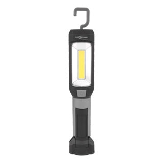 Lampada da officina con piccola luce extra e robusta alloggiamento in plastica
