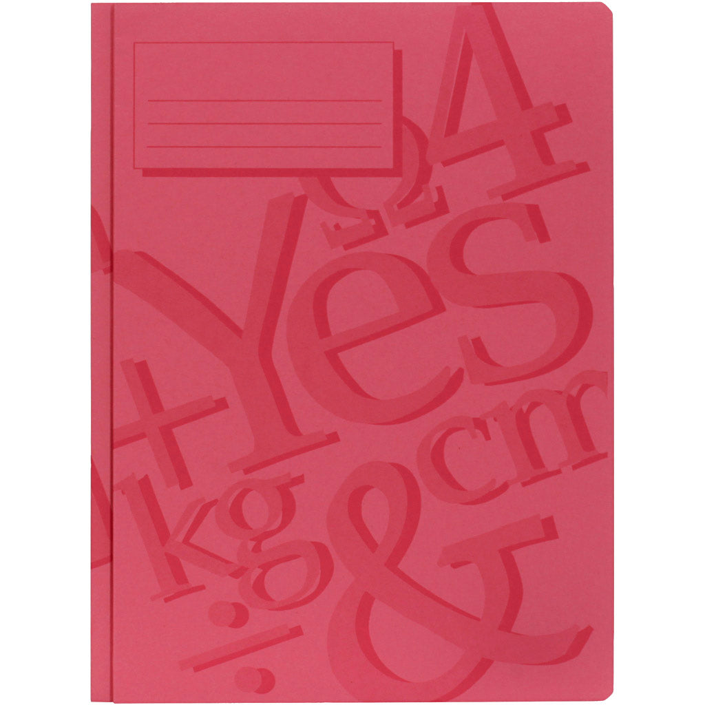 Libro de trabajo, A4, rojo, 100 piezas 1 caja