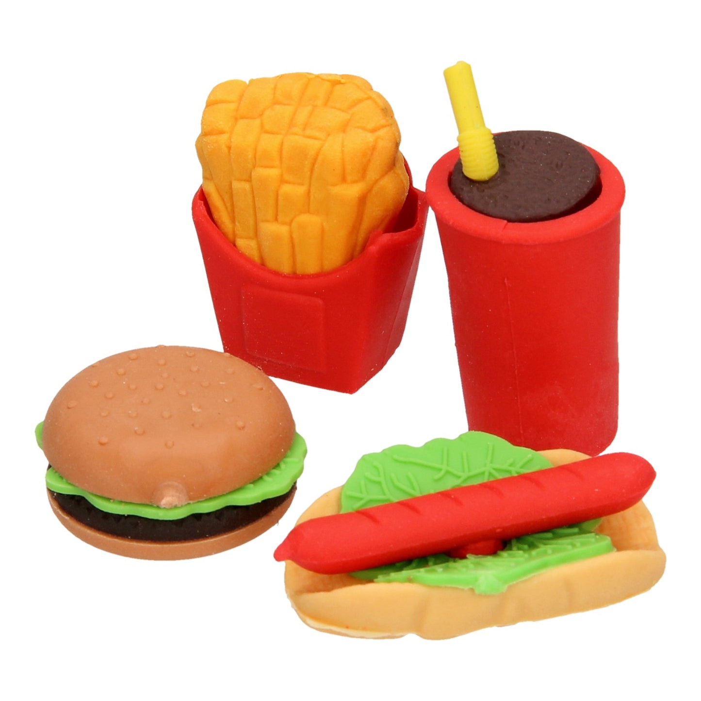 Fastfood gummet, 4st.
