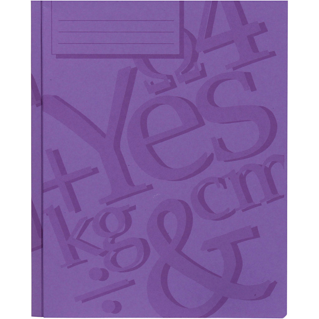 Cartella di lavoro, A4, viola, box da 100 pezzi 1