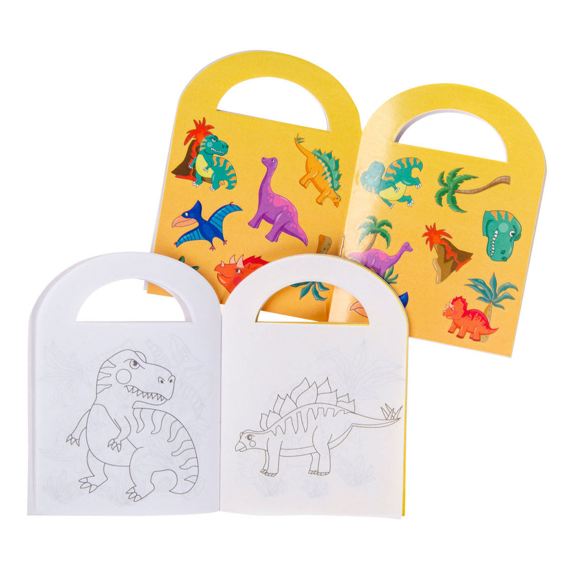 LG-Imports Coloring Book con adesivi dinosauro
