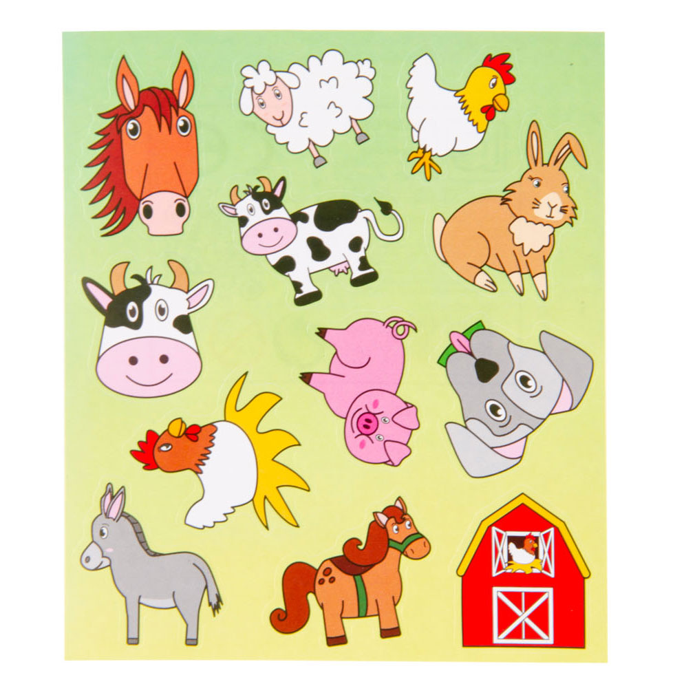 LG-Imports Animales de granja de calcomanías