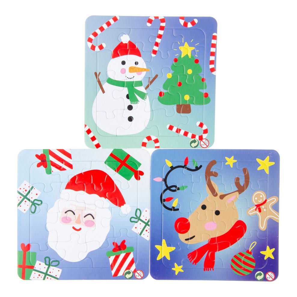 Duckiez Mini Puzzle Christmas, 16st.