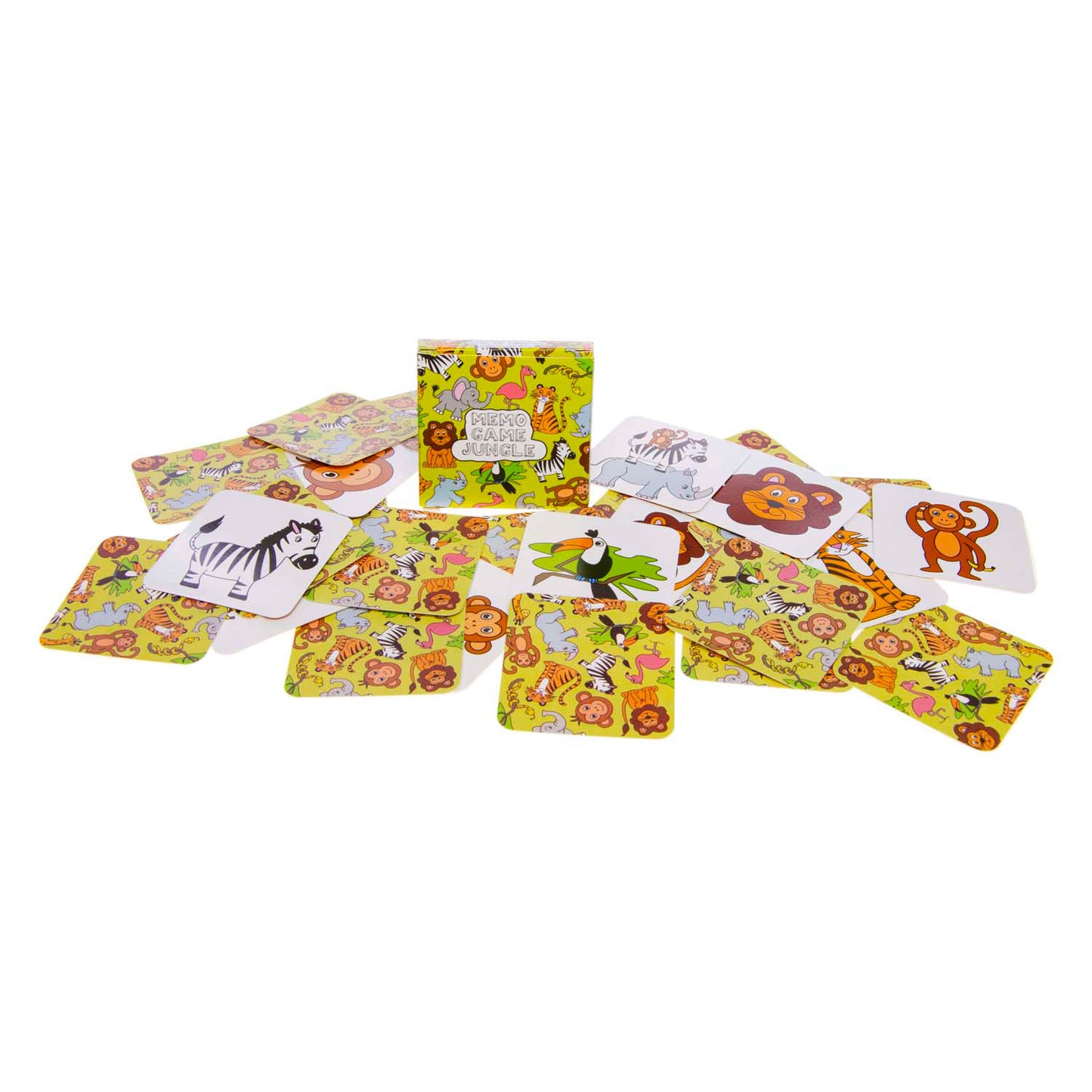 Duckiez mini memospel wilde dieren, 28 kaarten