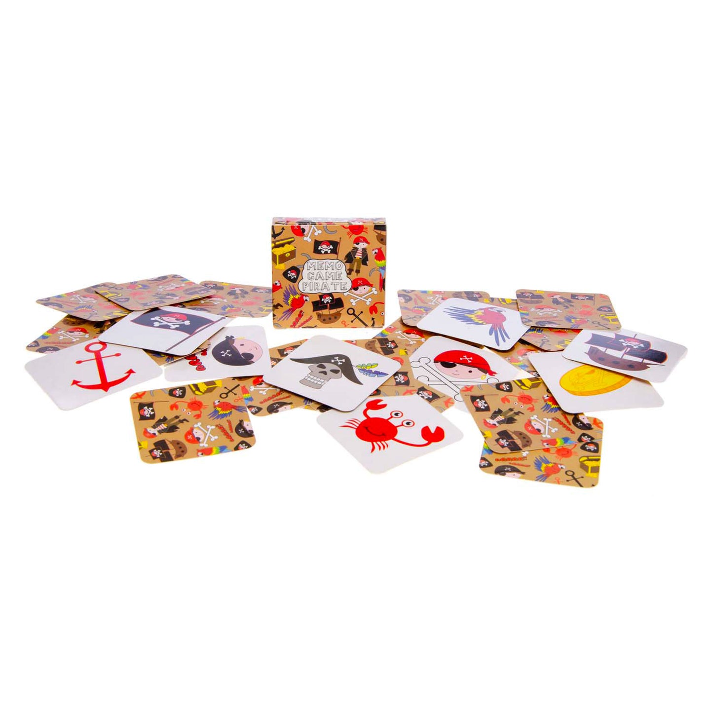 Duckiez Mini Memospel Piraat, 28 carte