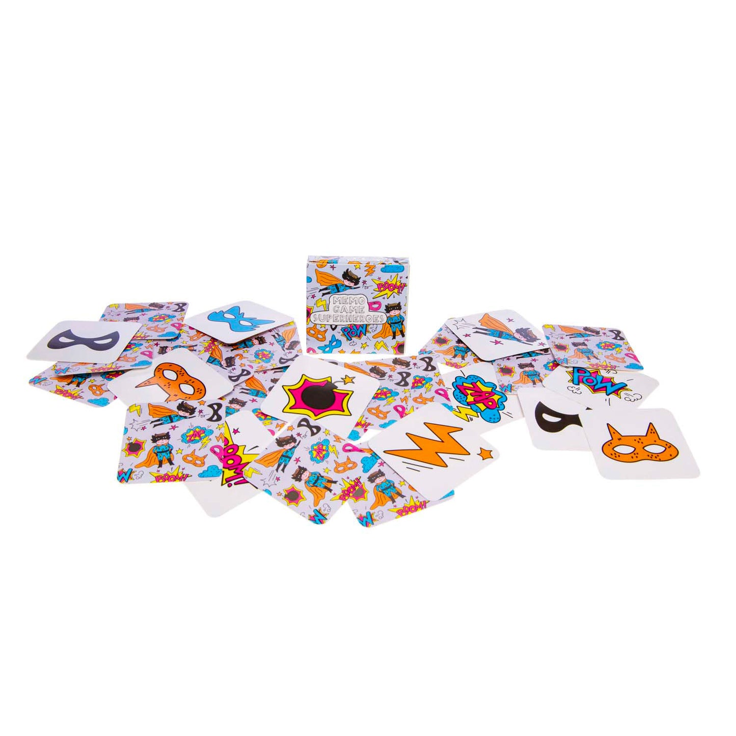 Supereroi Mini memospel Duckiez, 28 carte