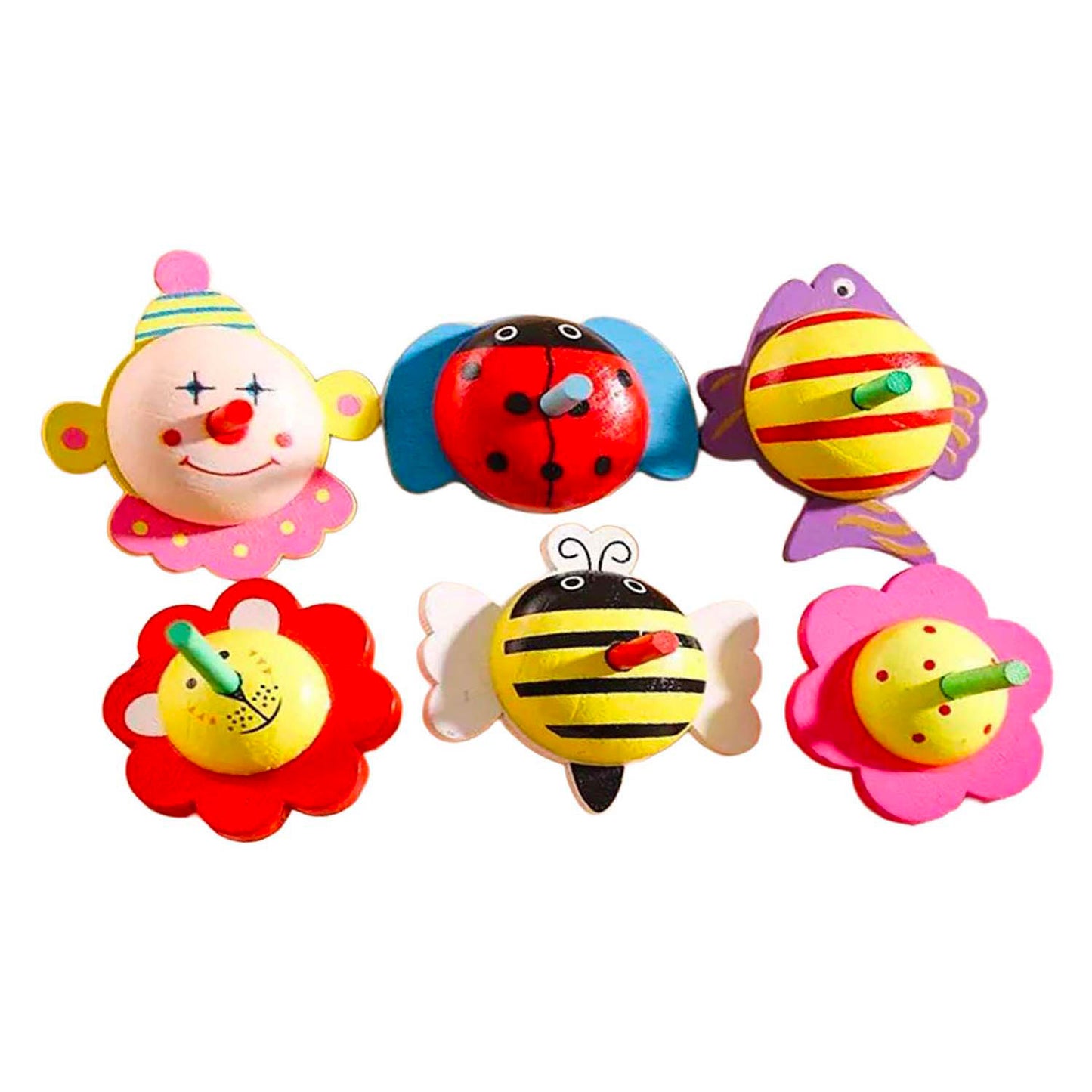 Peonza de madera Duckiez